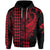 Custom Hawaii Polynesian Warrior Kakau Hoodie Red LT6 - Polynesian Pride