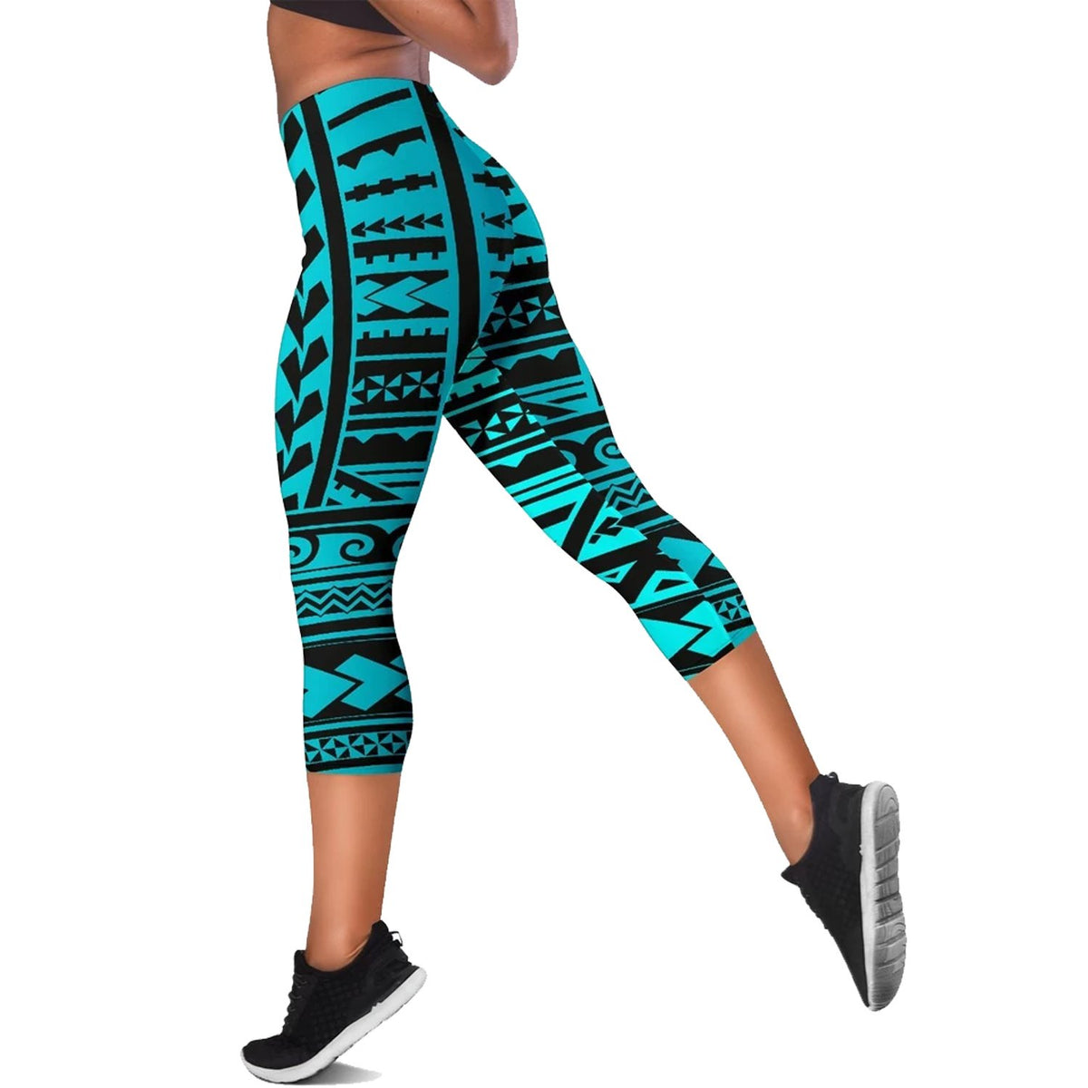 Polynesian Tribal Capris Leggings - Polynesian Pride
