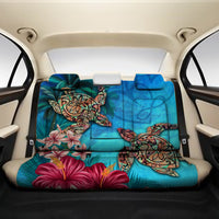 Hawaii Turtle Hibiscus Sea Back Seat Cover - Ocean Of Love - AH - Polynesian Pride
