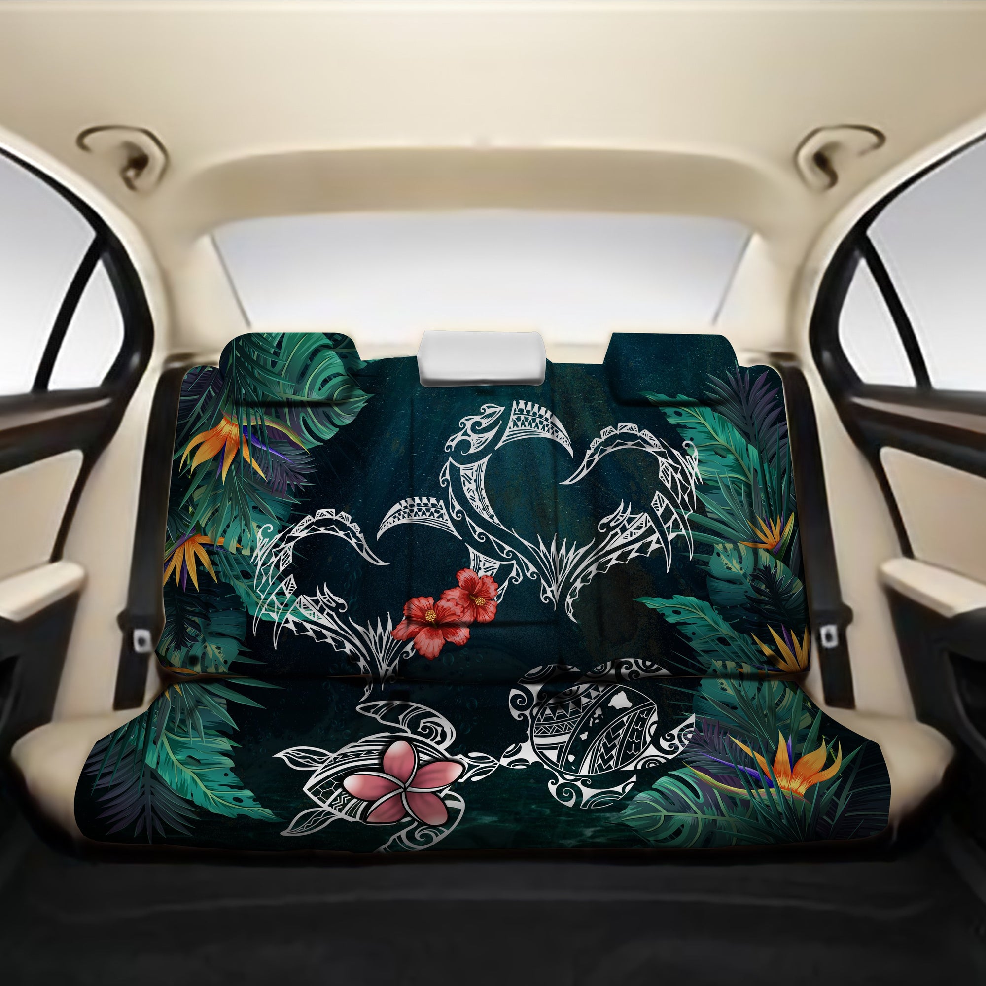 hawaii-turtle-tropical-back-car-seat-cover-heart-polynesian-ah