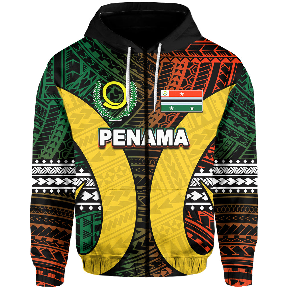 Custom Polynesian Penama of Vanuatu Hoodie LT6 - Polynesian Pride