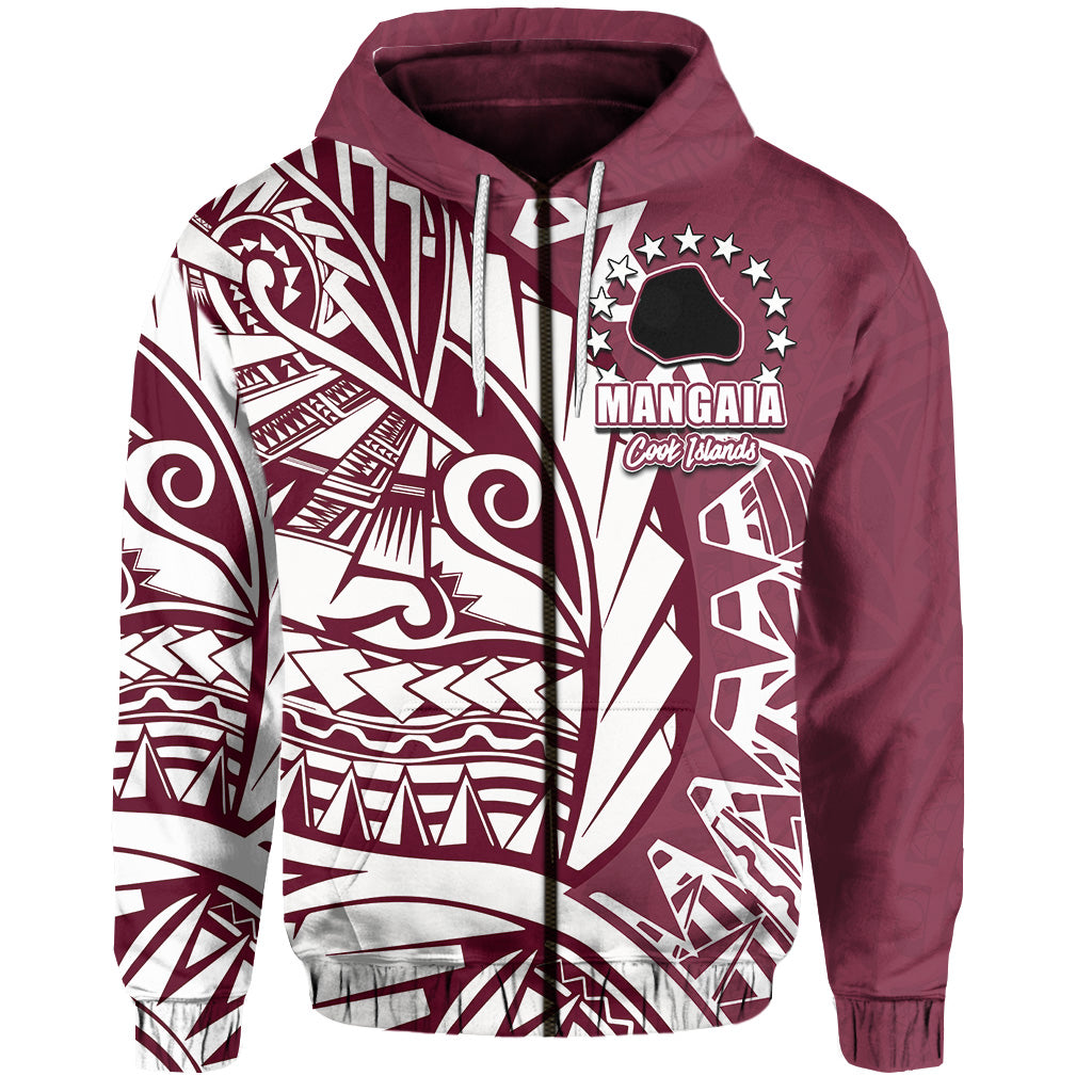 Custom Cook Islands Hoodie Mangaia Polynesian Style LT6 - Polynesian Pride
