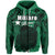 Custom Cook Islands Zip Hoodie Mitiaro LT6 Unisex Green - Polynesian Pride