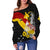 Madang Province Off Shoulder Sweater Style Life PNG LT13 - Polynesian Pride