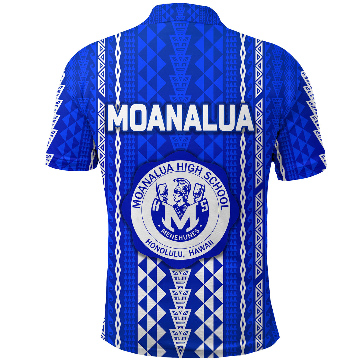 Hawaii Moanalua High School Polo Shirt Simple Style LT8 - Polynesian Pride