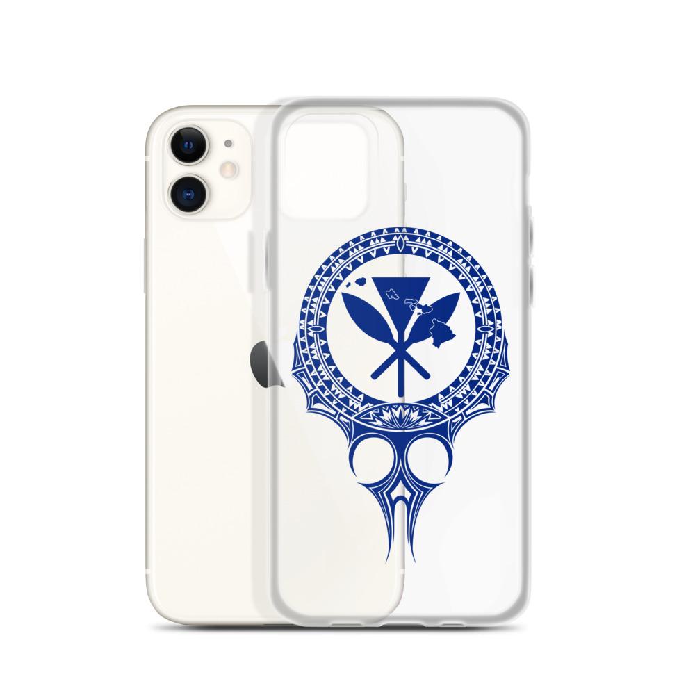 Kanaka Maoli Iphone Case The Eyes Blue AH iPhone 11 Phone Case Blue - Polynesian Pride