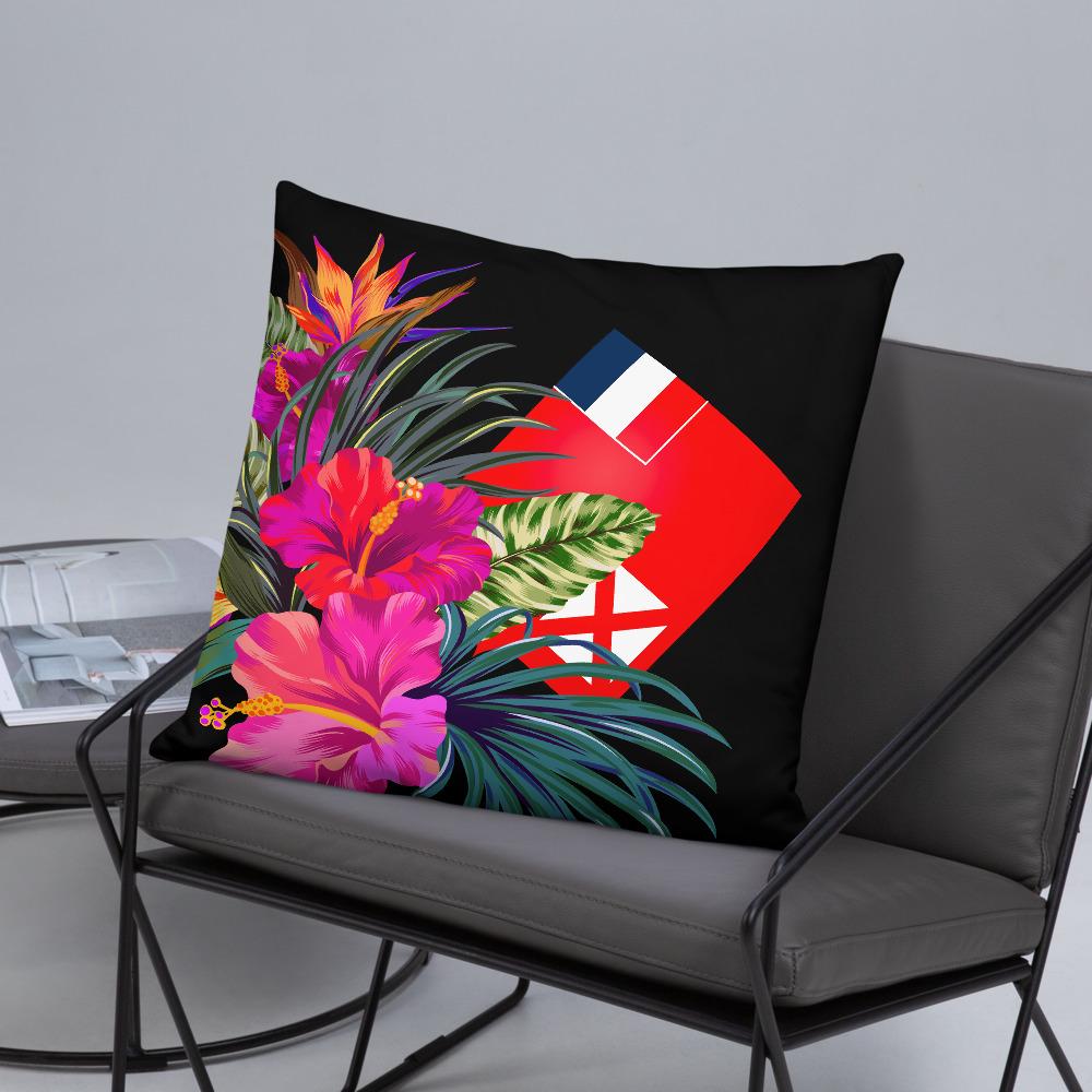 Wallis and Futuna Polynesian Basic Pillow - Tropical Bouquet - Polynesian Pride