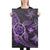 Kanaka Map Hibiscus Plumeria Turtle Art Violet Polynesian Canvas 24x36 Canvas Violet - Polynesian Pride