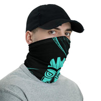 Hawaii Tiki Polynesian Neck Gaiter - Turquosie - Polynesian Pride