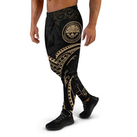 Federated States of Micronesia Sweatpant - Gold Tribal Wave - Polynesian Pride