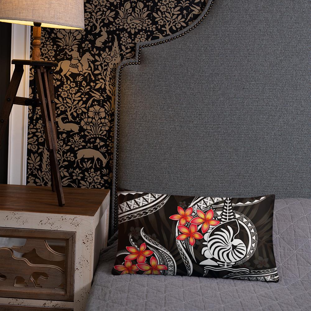 New Caledonia Polynesian Pillow - White Plumeria - Polynesian Pride