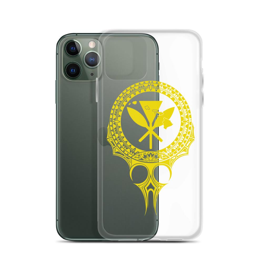 Kanaka Maoli Iphone Case The Eyes Yellow AH iPhone 11 Pro Phone Case Yellow - Polynesian Pride