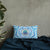 Federated States of Micronesia Pillow - Mandala Star Patterns 20×12 Blue Pillow - Polynesian Pride