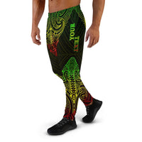 Fiji Custom Sweatpant - Polynesian Patterns Reggae Color - Polynesian Pride