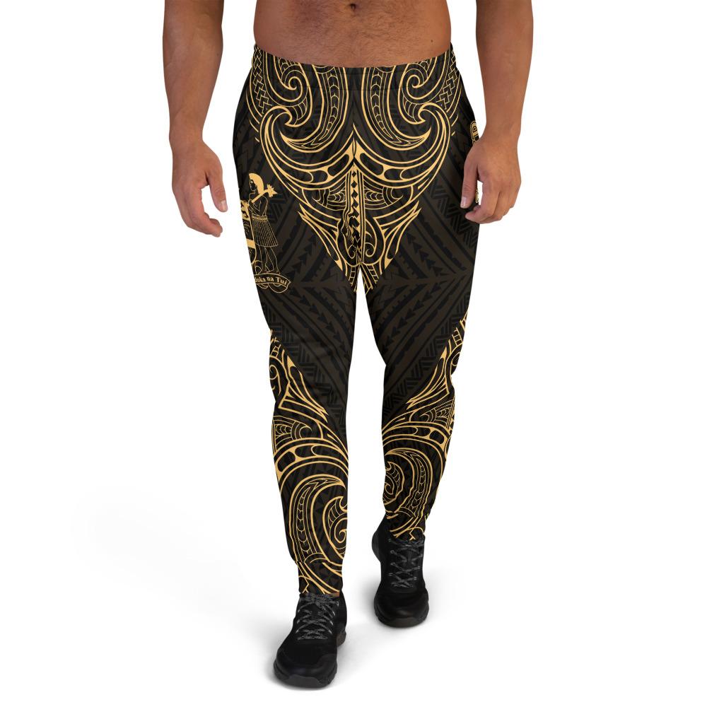 Fiji Custom Sweatpant - Polynesian Patterns Gold Color Unisex Gold - Polynesian Pride