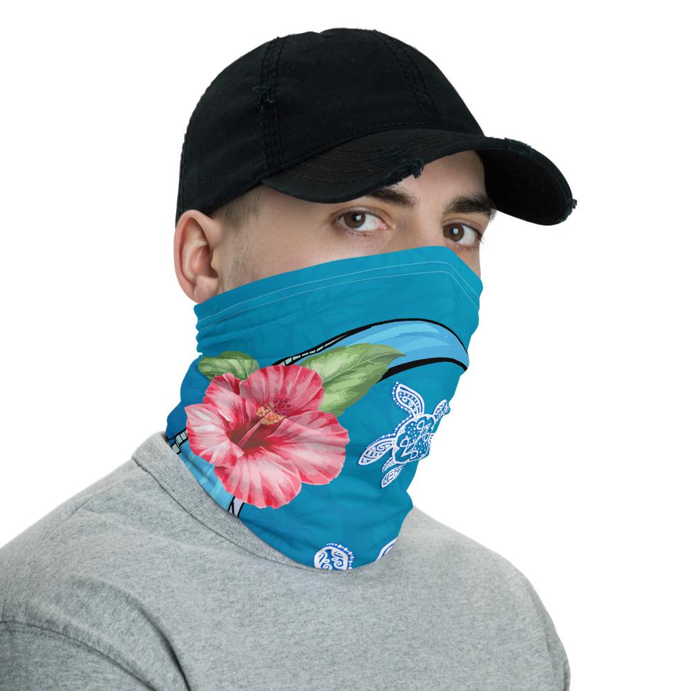 Hawaiian Bandana - Turtle Moon Dream Neck Gaiter - Polynesian Pride