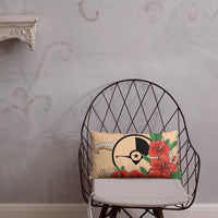 Yap Micronesian Pillow - Hibiscus Coat of Arm - Polynesian Pride