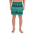 Polynesian Tattoo Tribal Turquoise Men's Athletic Long Shorts Art - Polynesian Pride