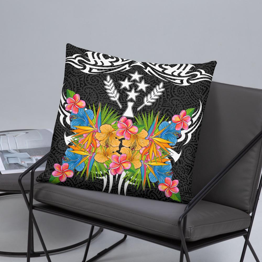 Kosrae State - Coat Of Arms With Tropical Flowers - Polynesian Pride