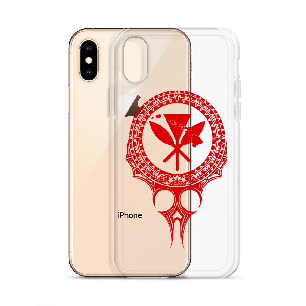 Kanaka Maoli Iphone Case The Eyes Red AH - Polynesian Pride