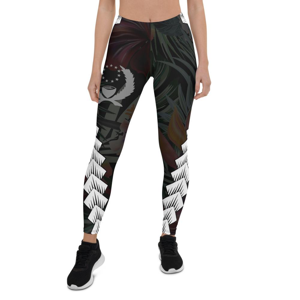 Pohnpei Micronesian Women Legging - Chain Polynesian - Polynesian Pride