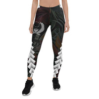 Pohnpei Micronesian Women Legging - Chain Polynesian - Polynesian Pride