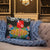 Wallis And Futuna Pillow - Coat Of Arms With Tropical Flowers - Polynesian Pride