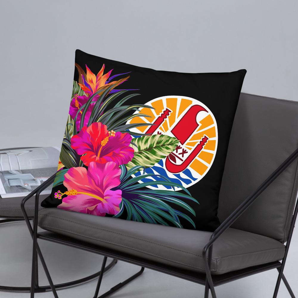 Tahiti Polynesian Basic Pillow - Tropical Bouquet - Polynesian Pride