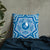 Yap State Pillow - Mandala Star Patterns 22×22 Blue Pillow - Polynesian Pride