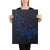 Hawaiian Map Hammerhead Shark Polynesian Canvas Blue 18x24 Canvas Blue - Polynesian Pride