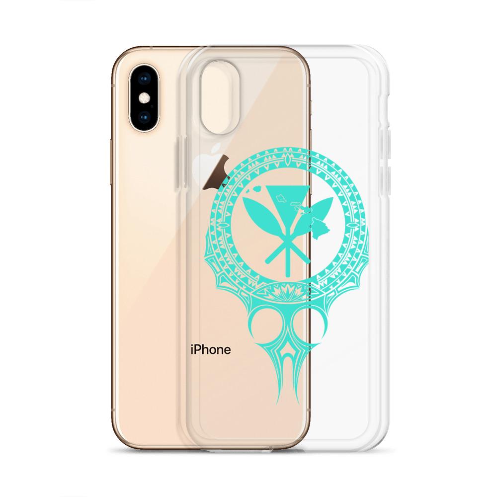 Kanaka Maoli Iphone Case The Eyes Turquoise AH - Polynesian Pride