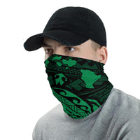 Hawaiian Bandana Map Polynesian Turtle Neck Gaiter - AH - Green - Polynesian Pride