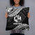 Tonga Custom Personalised Polynesian Pillow - Black Seal Pillow 18×18 Black - Polynesian Pride