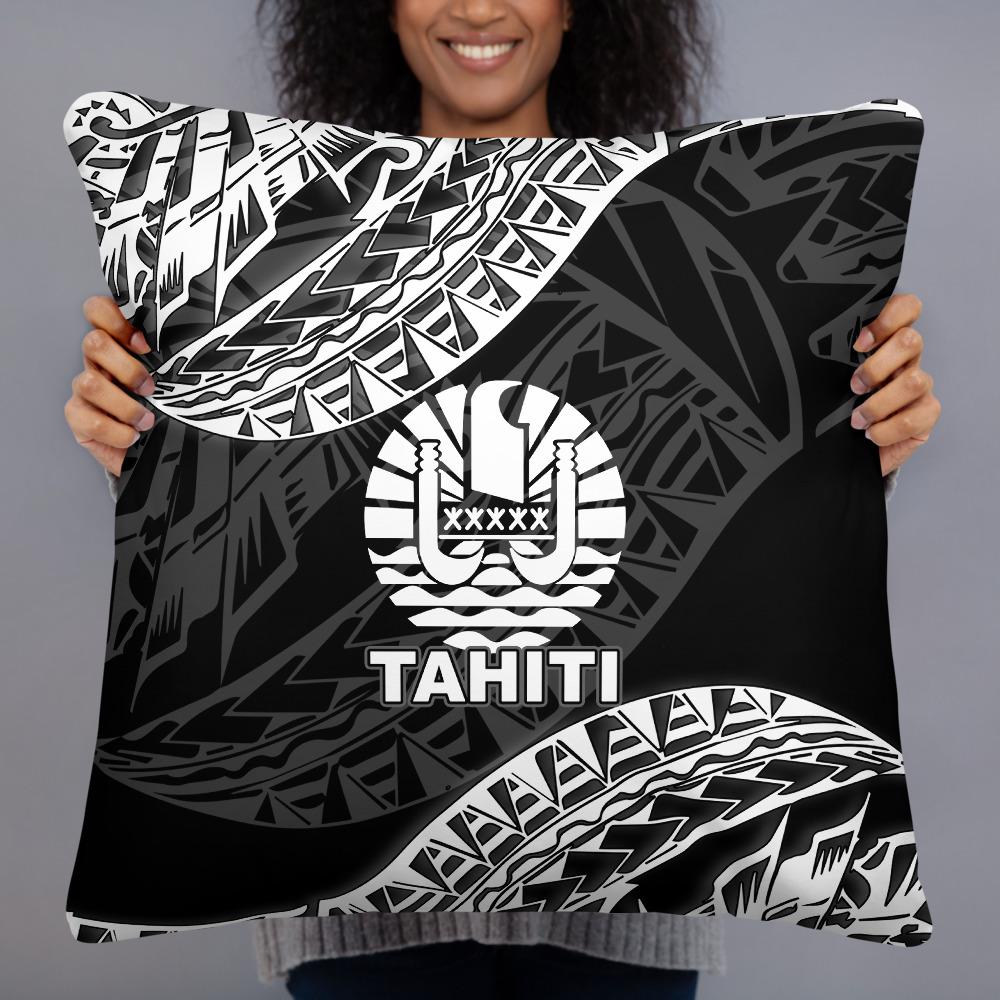 Tahiti Polynesian Pillow - Black Seal - Polynesian Pride