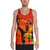Hawaii Summer King Sunset Unisex Tank Top Orange - Polynesian Pride