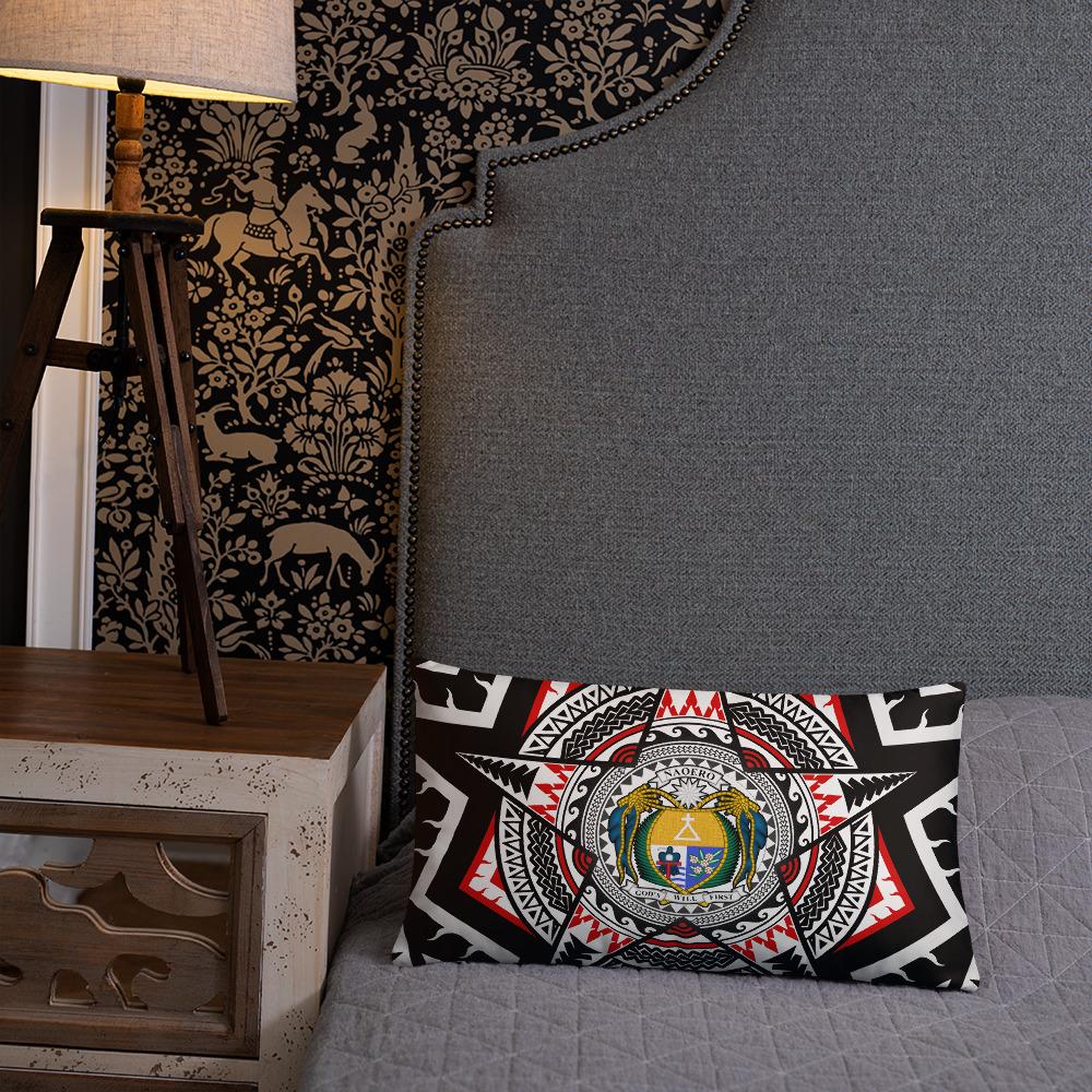 Nauru Pillow - Mandala Star Patterns - Polynesian Pride