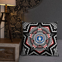 Northern Mariana Islands Pillow - Mandala Star Patterns - Polynesian Pride