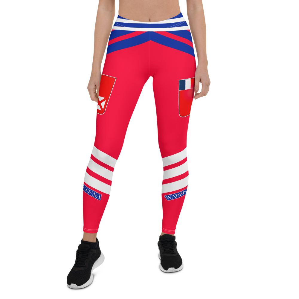 Wallis and Futuna Leggings - Line Style - Polynesian Pride