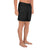 Polynesian Lauhala Mix Gray Men's Athletic Long Shorts - Polynesian Pride