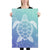 Turtle Gardiant Background Canvas 24x36 Canvas White - Polynesian Pride
