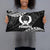 Pohnpei Polynesian Pillow - Black Seal Pillows 20×12 Black - Polynesian Pride