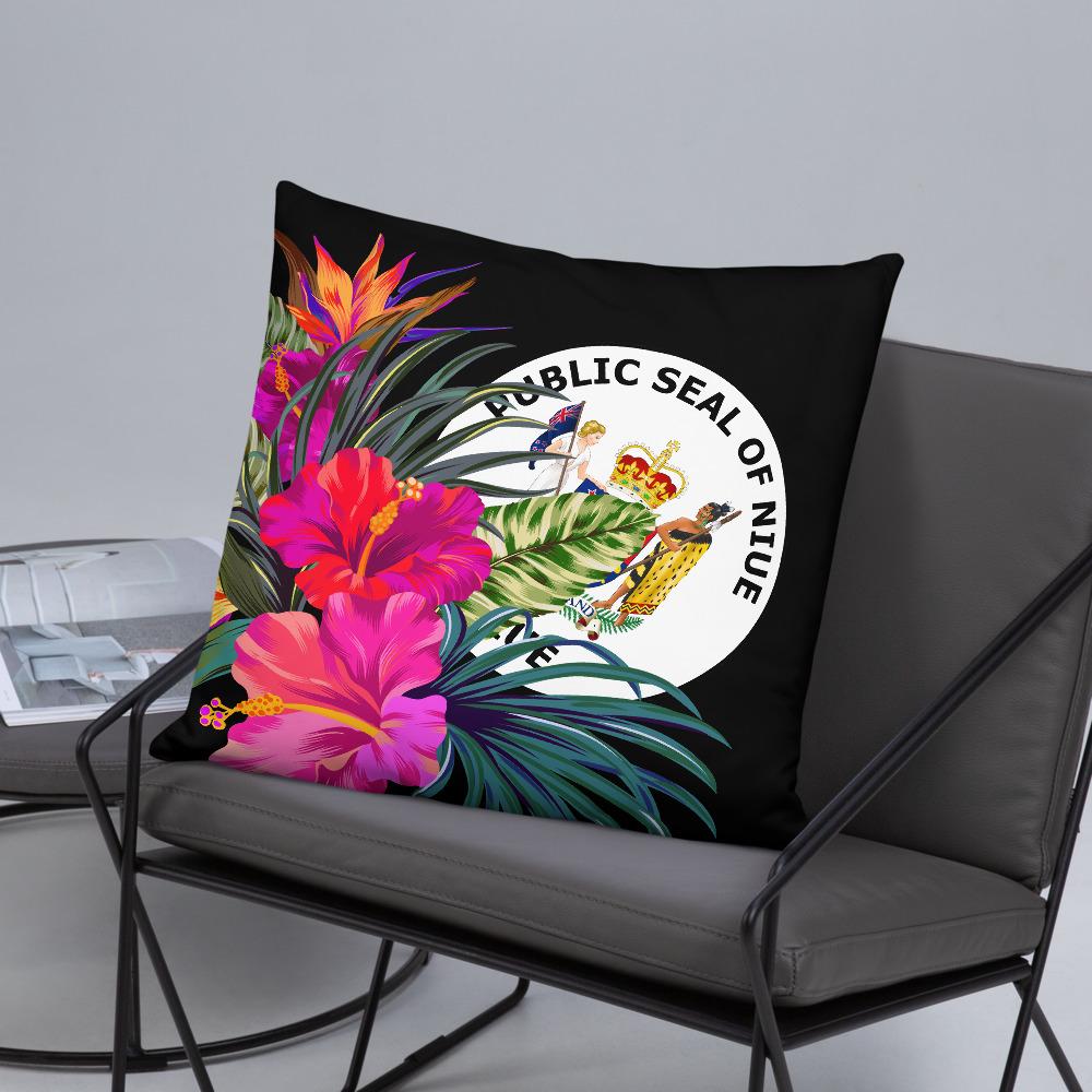 Niue Polynesian Basic Pillow - Tropical Bouquet - Polynesian Pride