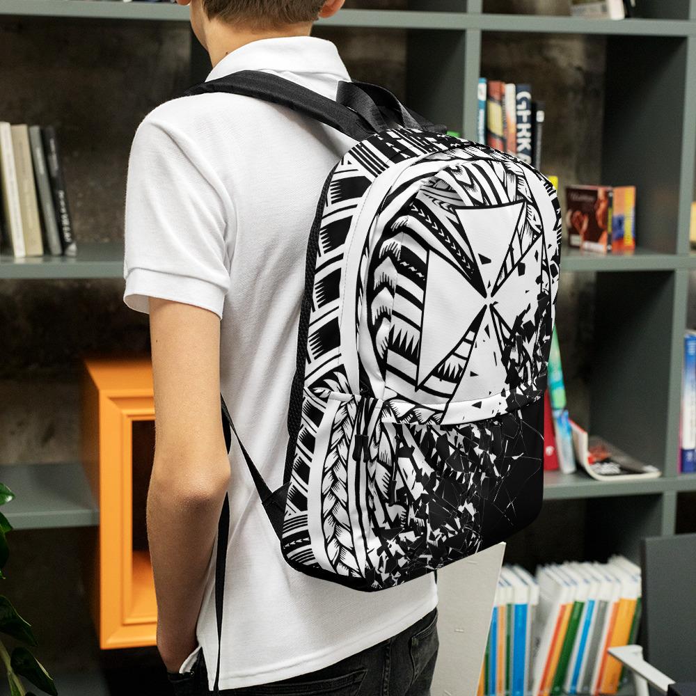 Wallis and Futuna Polynesian Backpack - Broken Mirror - Polynesian Pride