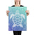 Turtle Gardiant Background Canvas 18x24 Canvas White - Polynesian Pride