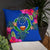 Pohnpei Polynesian Pillow - Hibiscus Surround - Polynesian Pride
