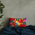 Tonga Polynesian Pillow - Hibiscus Surround Pillow 20×12 Red - Polynesian Pride