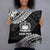 Samoa Custom Personalised Polynesian Pillow - Black Seal Pillow 18×18 Black - Polynesian Pride