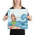 Hula Dance Cartoon Canvas 16x16 Canvas White - Polynesian Pride