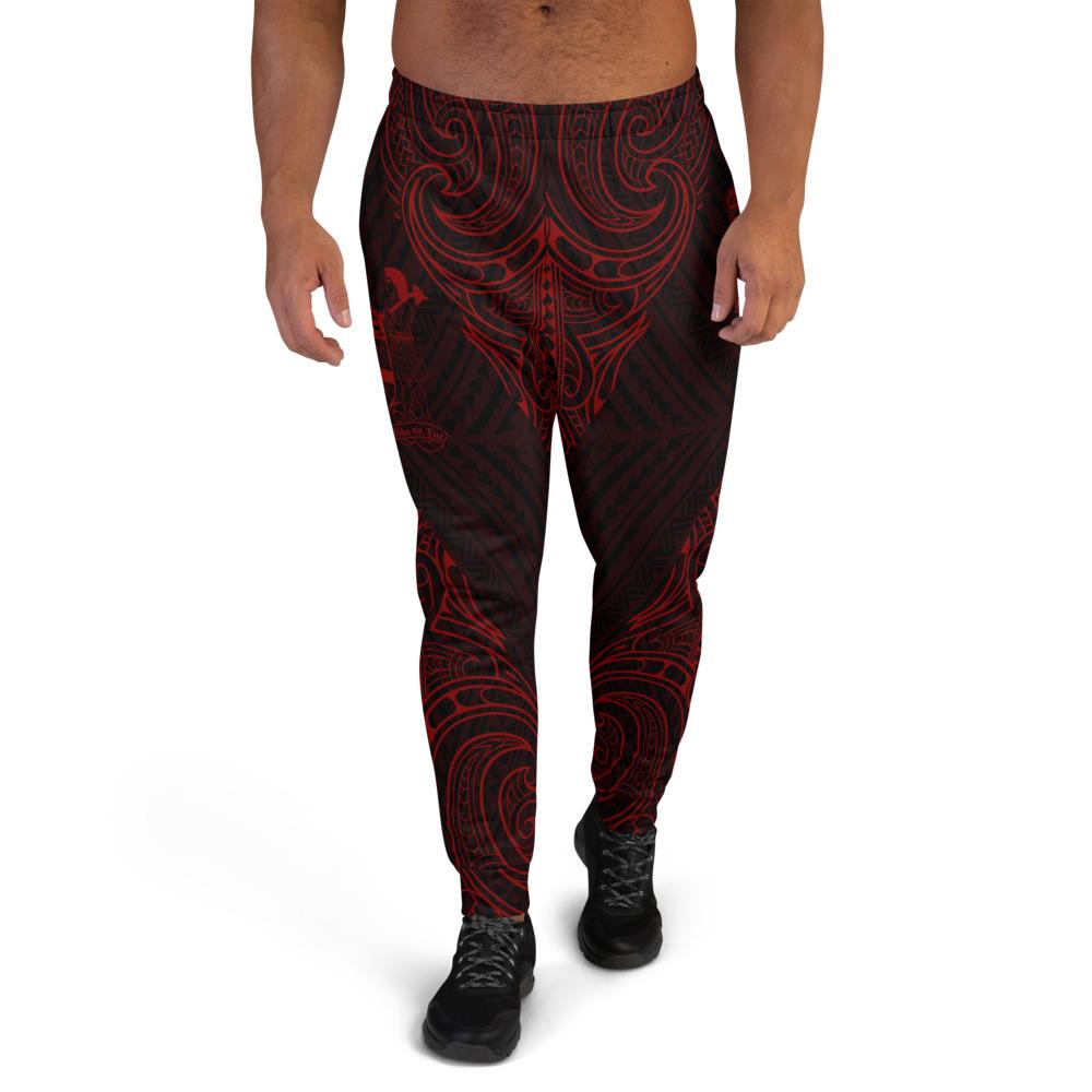 Fiji Custom Sweatpant - Polynesian Patterns Red Color Unisex Red - Polynesian Pride