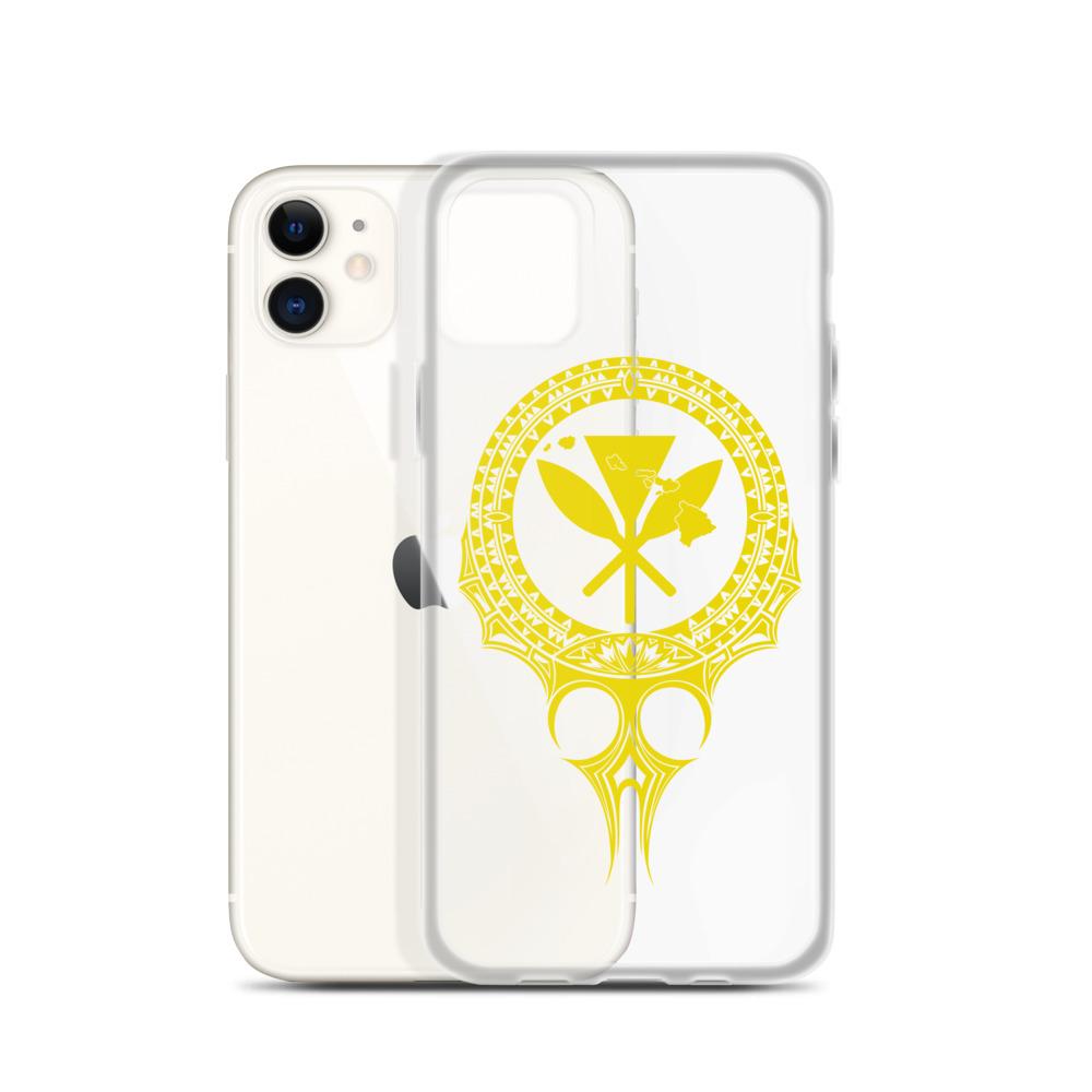 Kanaka Maoli Iphone Case The Eyes Yellow AH iPhone 11 Phone Case Yellow - Polynesian Pride